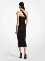 Stretch Matte Jersey Ruched Dress