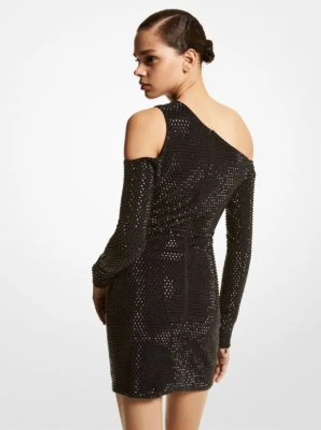 Michael Kors Collection Crystal Embellished Crepe Jersey One