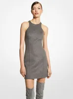 Double Face Melangé Wool Tank Dress