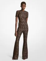 Corded Floral Lace Jumpsuit