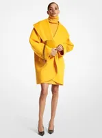 Double Faced Wool Melton Clutch Coat