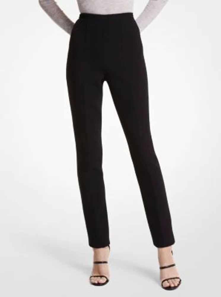 Stretch Wool Cropped Pants