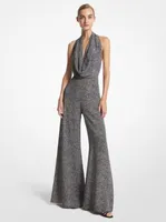 Mini Cheetah Organic Silk Crepe De Chine Jumpsuit