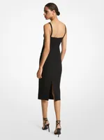 Stretch Wool Slip Dress