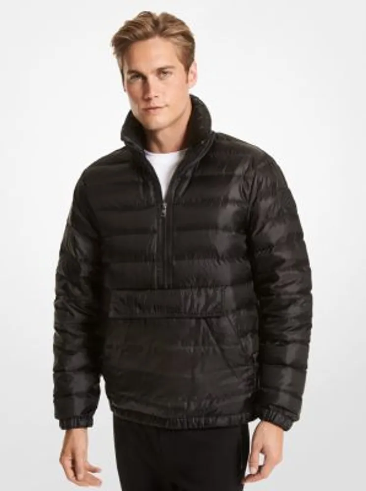 Stirling Packable Quilted Ciré Popover Jacket