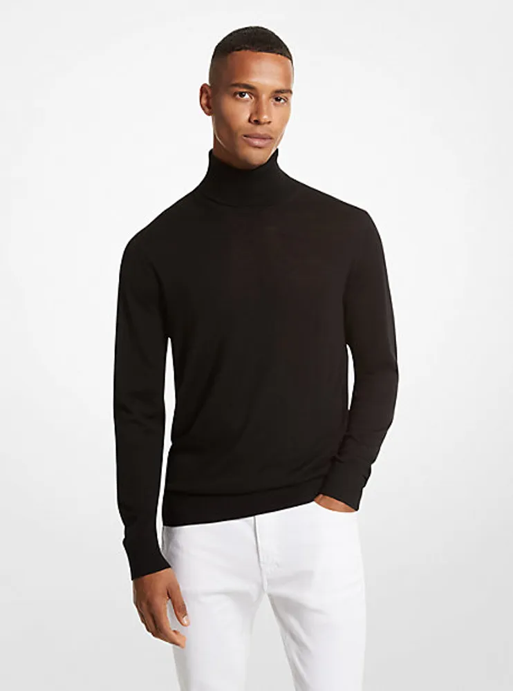 Merino Wool Turtleneck Sweater