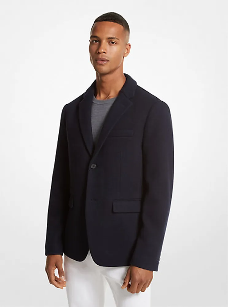 Double Face Wool Blend Blazer