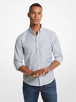 Striped Stretch Cotton Shirt