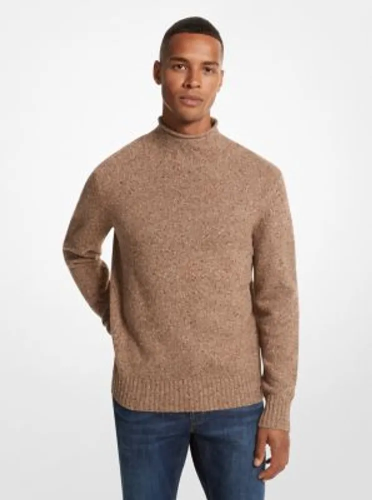 Recycled Wool Blend Roll-Neck Sweater