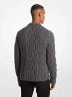 Cable Alpaca Blend Sweater