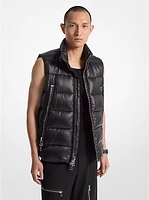 Nylon Quilted Puffer Vest