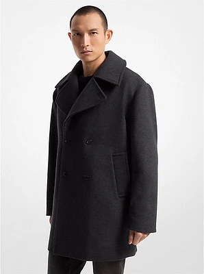 Wool Blend Peacoat