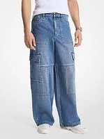 Denim Cargo Jeans