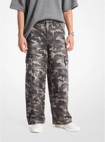 Camouflage Denim Cargo Jeans