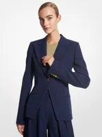 Wool Gabardine Blazer