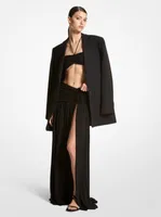 Double Crepe Sablé Boyfriend Blazer