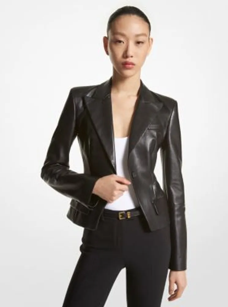 Plongé Leather Blazer