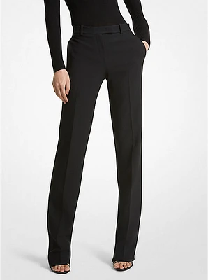 Carolyn Double Crepe Sablé Trousers