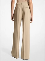 Pleated Wool Trousers