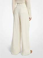 Linen Wide-Leg Trousers