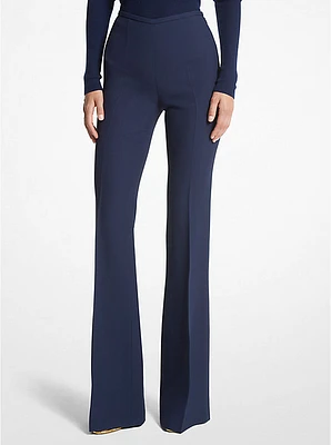 Brooke Double Crepe Sablé Flared Pants