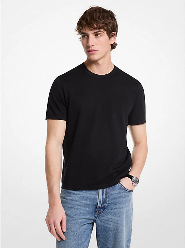 Linen and Cotton T-Shirt