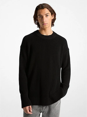 Ribbed Cotton Sweater