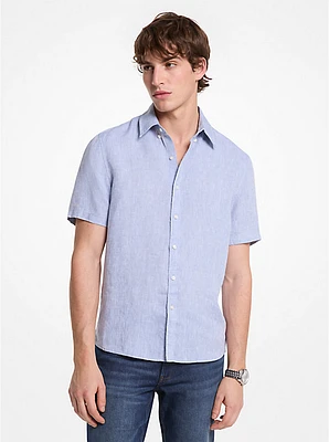 Slim-Fit Linen Shirt
