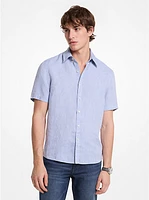 Slim-Fit Linen Shirt