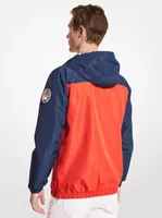 MK x ellesse Color-Block Woven Windbreaker Jacket