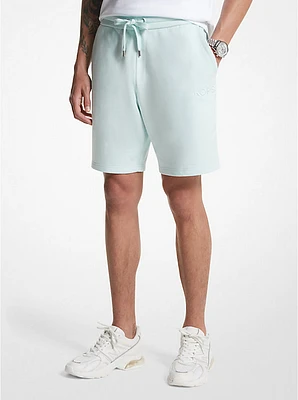 French Terry Cotton Blend Shorts