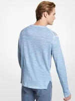 Linen and Cotton Blend Sweater