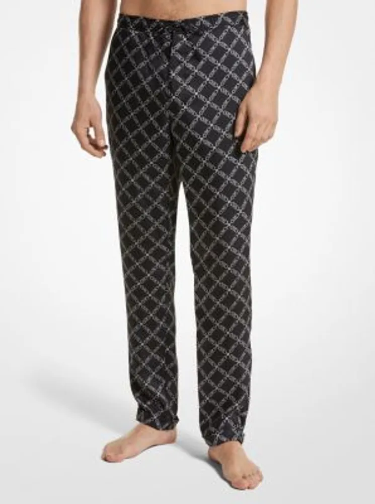 Empire Logo Print Woven Pajama Pants