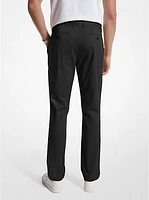 Slim-Fit Cotton Blend Chino Pants