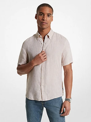 Slim-Fit Linen Shirt