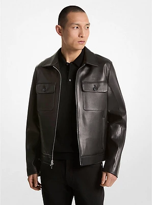 Bonded Leather Jacket