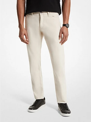 Stretch Cotton and Linen Jeans