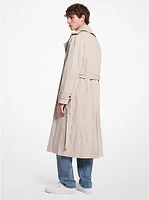 Inox Oversized Cotton Blend Trench Coat