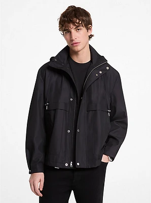 Water-Resistant Windbreaker Jacket