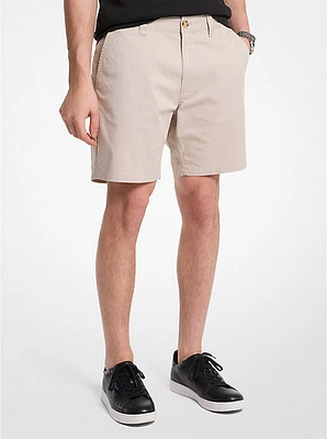 Stretch Cotton Shorts