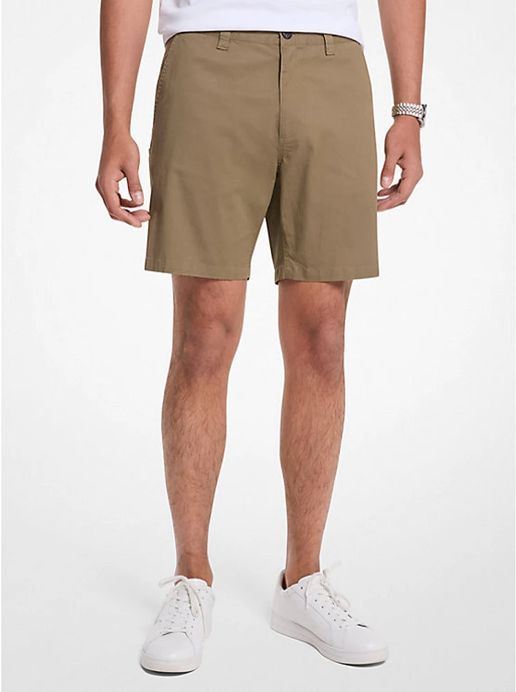 Stretch Cotton Shorts