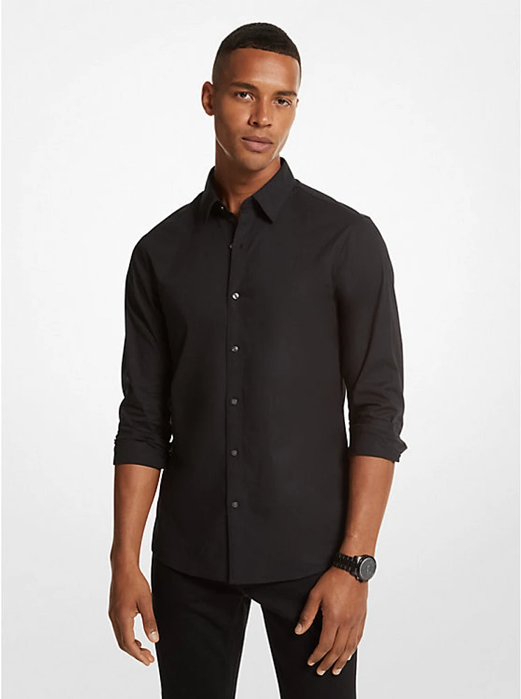 Slim-Fit Stretch-Cotton Shirt