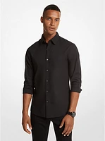 Slim-Fit Stretch-Cotton Shirt