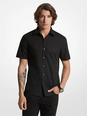 Slim-Fit Stretch Cotton Shirt