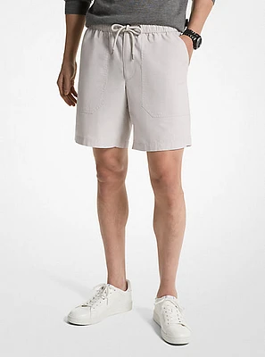 Cotton Drawstring Shorts