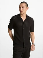 Open-Knit Cotton Shirt