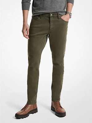 Slim-Fit Stretch Cotton Jeans