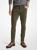 Slim-Fit Stretch Cotton Jeans