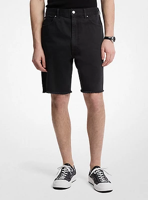 Frayed Denim Shorts