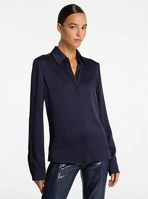 Hansen Charmeuse Shirt